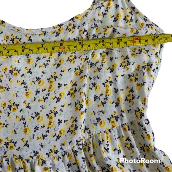 H&M Divided Yellow Floral Patterned Dress - Picture 8 of 11